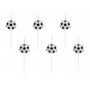 Bursdagslys - Fotballer - 2,5 cm - 6-pakning Bursdagslys - Fotballer - 2,5 cm - 6-pakning