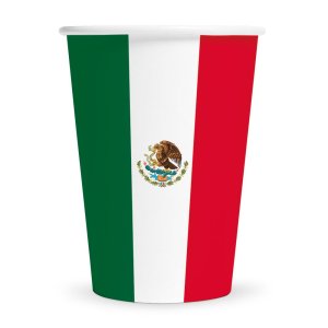 Papirkopper - Mexico - 210 ml - 8-pakning Papirkopper - Mexico - 210 ml - 8-pakning