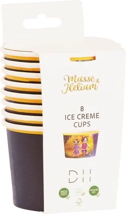 Iskremkopper - Mikke Mus og Helium - 8-pakning Iskremkopper - Mikke Mus og Helium - 8-pakning