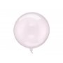 Rund ballong - Gjennomsiktig rosa - 40 cm Rund ballong - Gjennomsiktig rosa - 40 cm