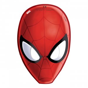Papirmasker - Spiderman - 6-pakning Papirmasker - Spiderman - 6-pakning