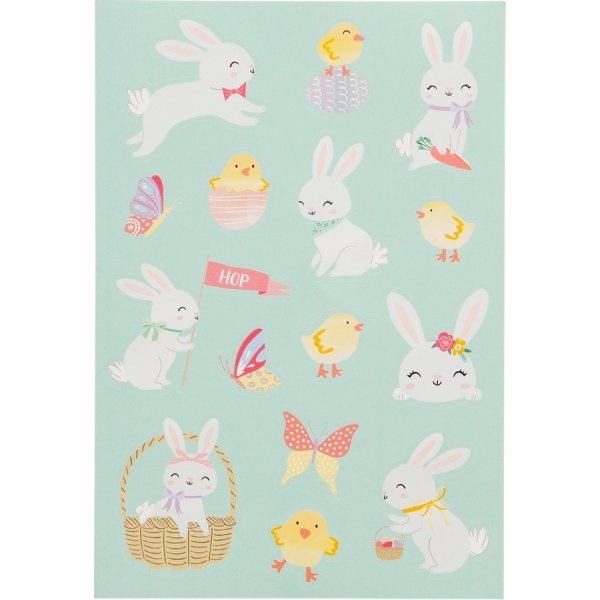 Klistremerker til pskekort - 2 ark