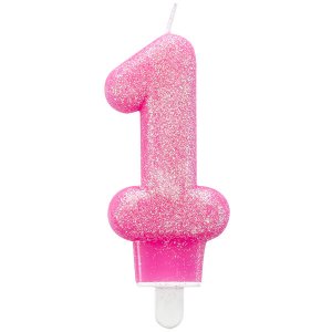 Kakelys - 1. - Rosa glitter Kakelys - 1. - Rosa glitter