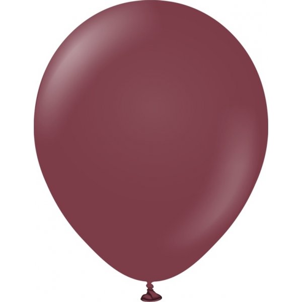 Ballonger ensfarget - Premium 30 cm - Burgunder Ballonger ensfarget - Premium 30 cm - Burgunder