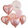Ballongbukett - She said yes - Blush hen