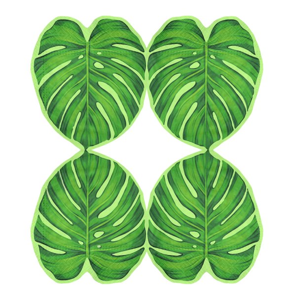 Servietter - Aloha - 16 x 14 cm - 10-pakning Servietter - Aloha - 16 x 14 cm - 10-pakning