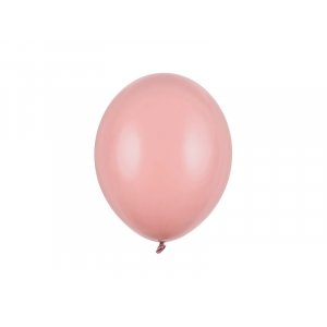 Pastellballonger - Premium 27 cm - Mrk stvete rosa - 100-pakning