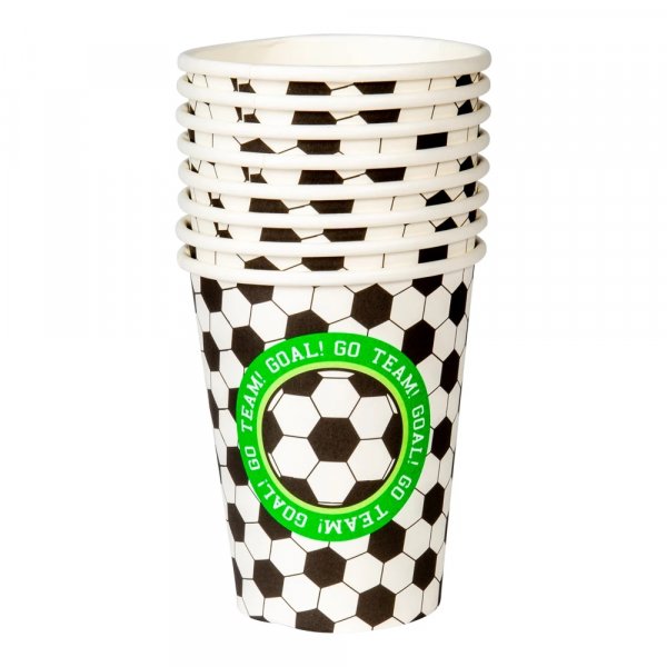 Papirkopper - Fotball - 8-pakning Papirkopper - Fotball - 8-pakning