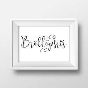 Skilt - Bryllupsris Skilt - Bryllupsris