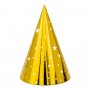 Festhatter - Gull/Stjerner - 6-pakning