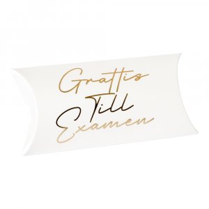 Gaveeske - Gratulerer med uteksamineringen - Hvit