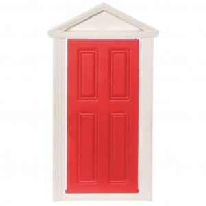 Nissedør - Tre - Rød Nissedør - Tre - Rød