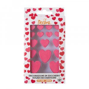 Sukkerpynt - Kjrlighet - 6-pakning