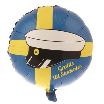 Folieballong - Flagg/Studentlue