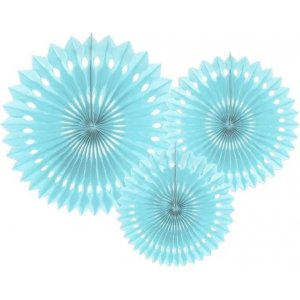 Pin-hjul - 3-pakning - Lysebl