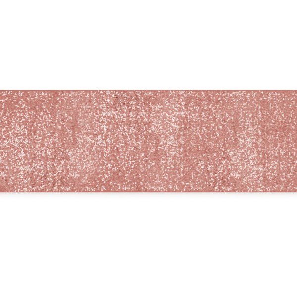 Lper - Glitrende rosgull - 200x28 cm