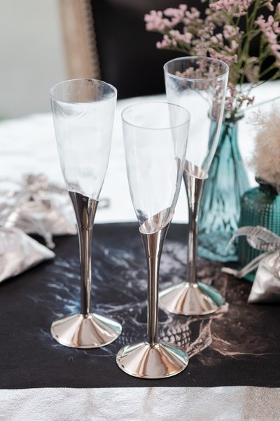 Champagneglass - 6-pakning - Sølv Champagneglass - 6-pakning - Sølv