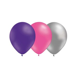 Ballonger - Mix - Lilla/Rosa/Sølv - 15-pakning Ballonger - Mix - Lilla/Rosa/Sølv - 15-pakning