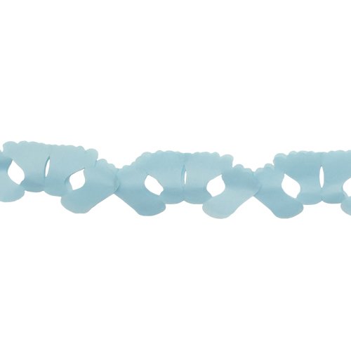 Girlander - Babyføtter - Lyseblå Girlander - Babyføtter - Lyseblå