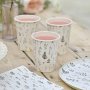 Papirkopper - Blomstermotiv - 8-pakning Papirkopper - Blomstermotiv - 8-pakning