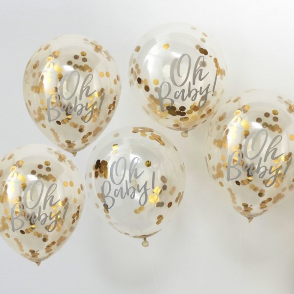 Konfettiballonger - Oh Baby!