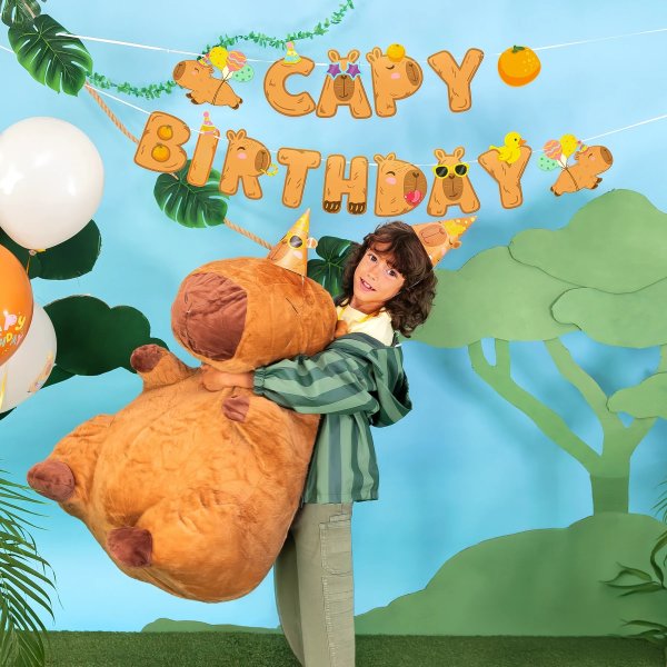 Garland - Capybara - Capy Birthday - 210x18 cm Garland - Capybara - Capy Birthday - 210x18 cm