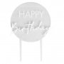 Cake Topper - Happy Birthday - Akryl