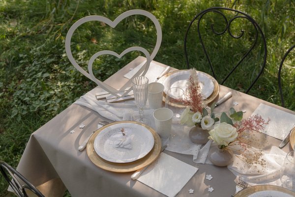 Duk i imitert stoff - Olivengrnn - 50 m