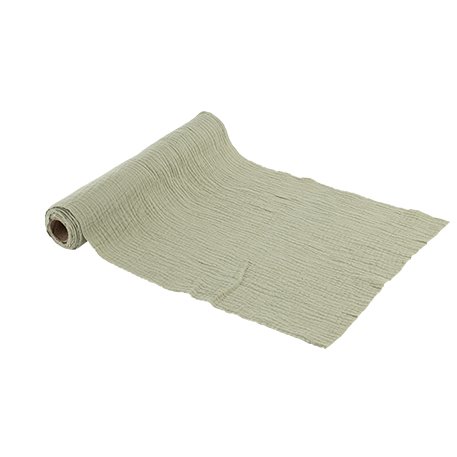 Stoffløper - Grønn - 30 cm x 3 m Stoffløper - Grønn - 30 cm x 3 m