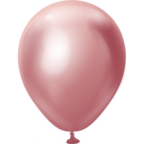 Miniballonger ensfarget - Premium 13 cm - Rosa Krom Miniballonger ensfarget - Premium 13 cm - Rosa Krom