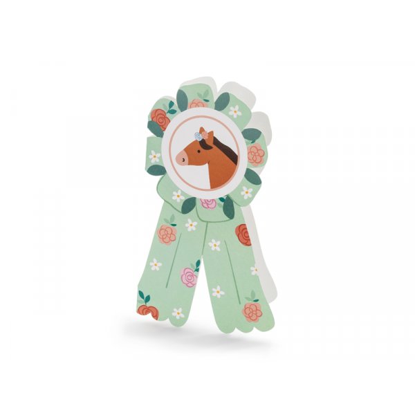 Invitasjonskort - Hestetema - 6 stk Invitasjonskort - Hestetema - 6 stk