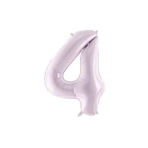 Tallballonger pastell lilla, 72 cm - 4 stk