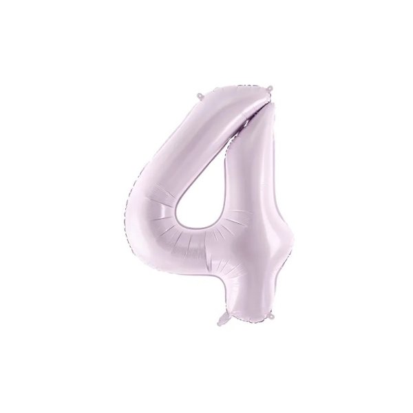 Tallballonger pastell lilla, 72 cm - 4 stk