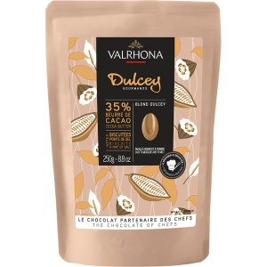 Hvit sjokolade - Dulcey karamellisert - 250g - Valrhona