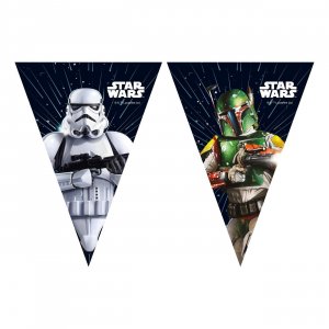 Vimpelgirlander - Star Wars Galaxy - 9 flagg Vimpelgirlander - Star Wars Galaxy - 9 flagg