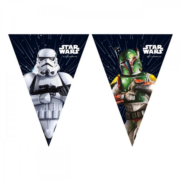 Vimpelgirlander - Star Wars Galaxy - 9 flagg Vimpelgirlander - Star Wars Galaxy - 9 flagg