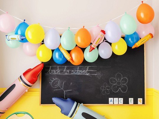 Enkel ballonggirlander - 20 ballonger - Blandede farger Enkel ballonggirlander - 20 ballonger - Blandede farger