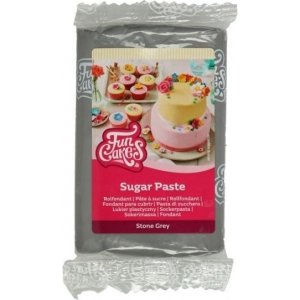 Sukkerpasta/Sockerpasta - Stone Grey - Funcakes - 250 g