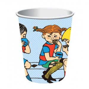Papirkopper - Pippi Langstrømpe - 8-pakning Papirkopper - Pippi Langstrømpe - 8-pakning
