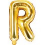Bokstavballonger - Gull - 35 cm - Bokstav: R