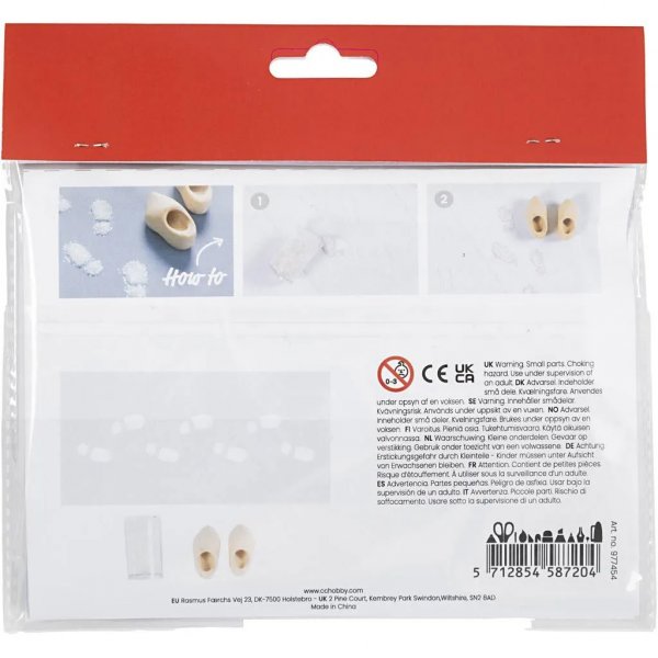 Julenissetilbehør - DIY - Julenissens fotavtrykk Julenissetilbehør - DIY - Julenissens fotavtrykk