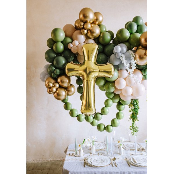 Miniballonger Pastell - Premium 12 cm - Rosmaringrnn - 10-pakning