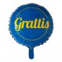 Folieballong "Gratulerer" Blå Folieballong "Gratulerer" Blå