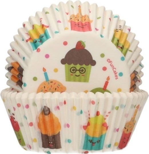 Muffinsformer - Cupcakes - Funcakes - 48-pakning Muffinsformer - Cupcakes - Funcakes - 48-pakning