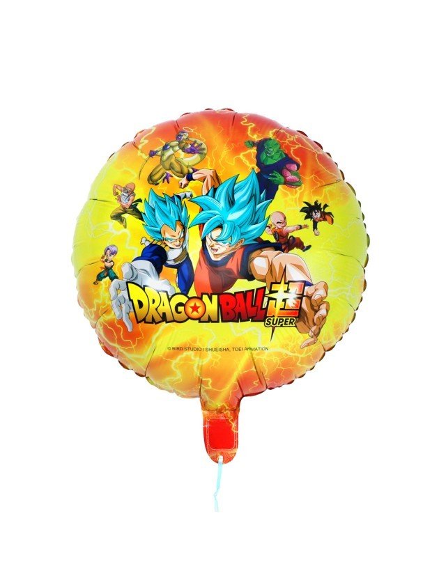 Folieballong - Rund - 43 cm - Dragon Ball Super - Rund, Folieballonger, Ballonger
