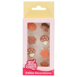 Funcakes - Sukkerpynt - H�sttema - 8 stk