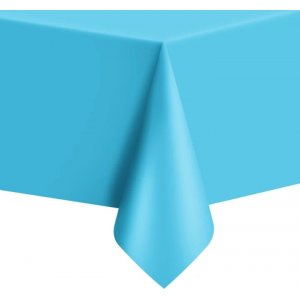 Duk - Plast - Lys bl - ca. 1,4 x 2,7 m