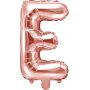 Bokstavballonger - Rosgull - 35 cm - Bokstav: E