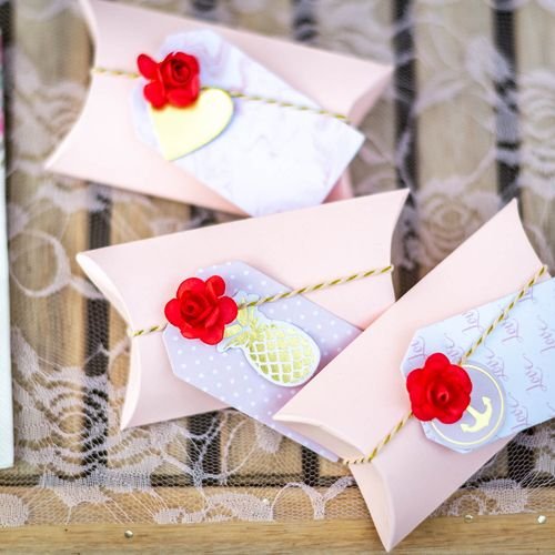 Gaveeske - Pudderrosa - 10-pakning Gaveeske - Pudderrosa - 10-pakning