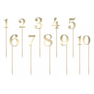 Plektre - Gull Metallic - 1-10 Plektre - Gull Metallic - 1-10